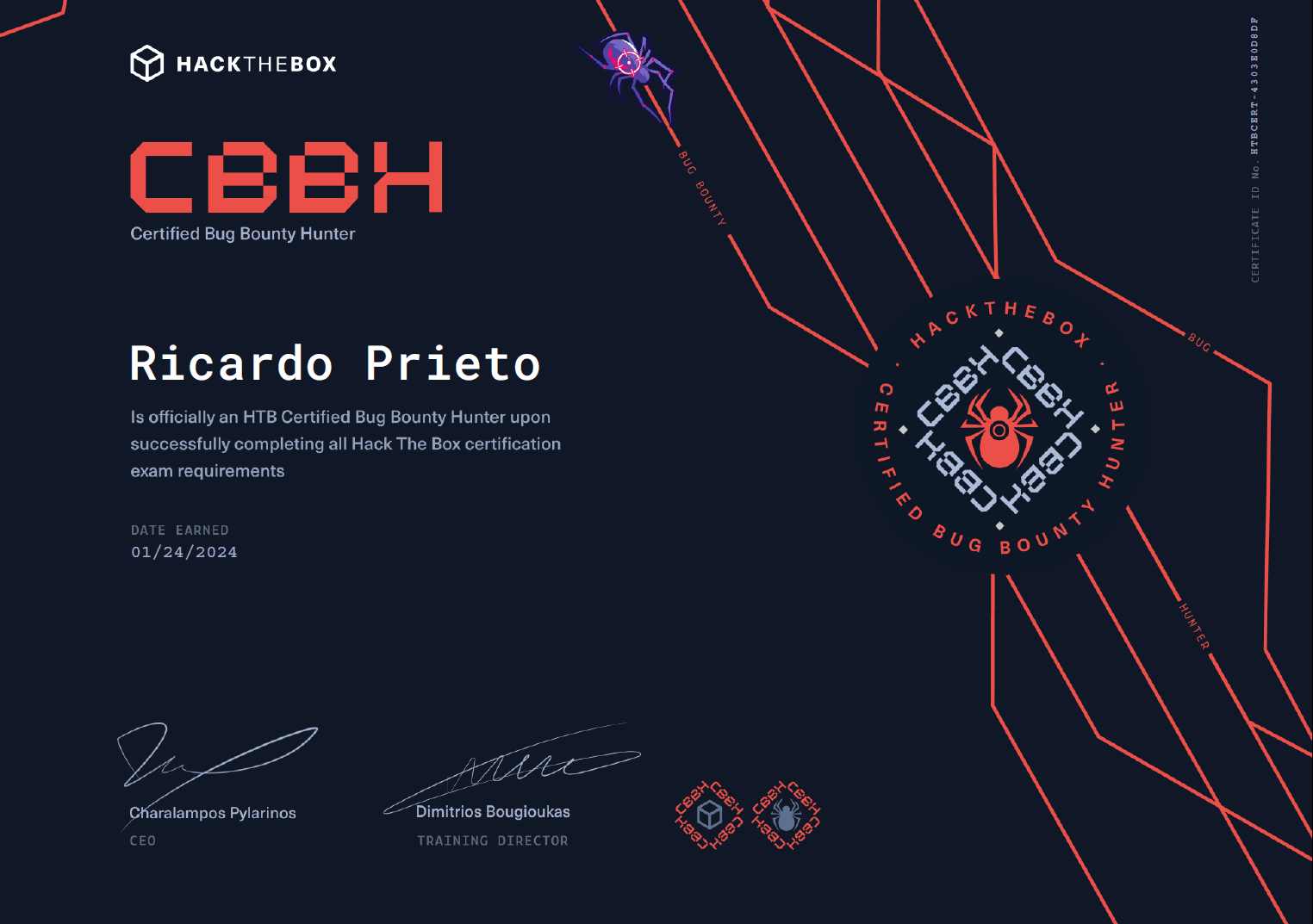 Certified Bug Bounty Hunter by Hack The Box