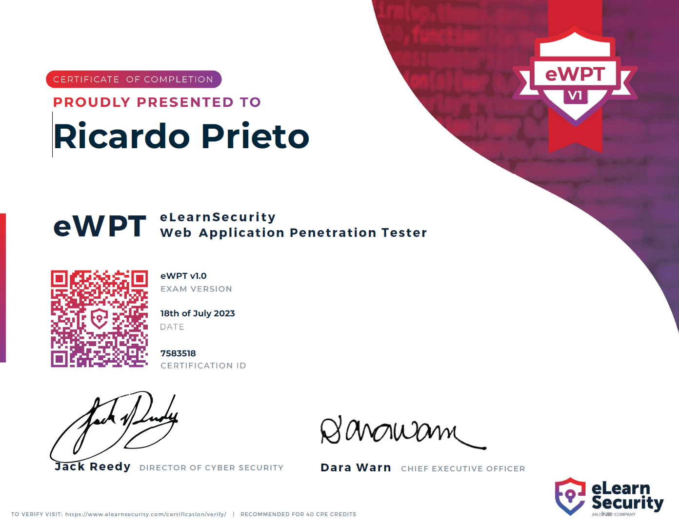 Web Penetration Tester by INE/eLearnSecurity