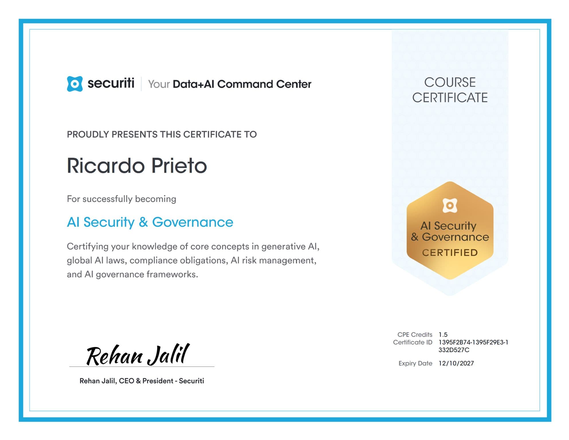 AI Security & Governance by Securiti