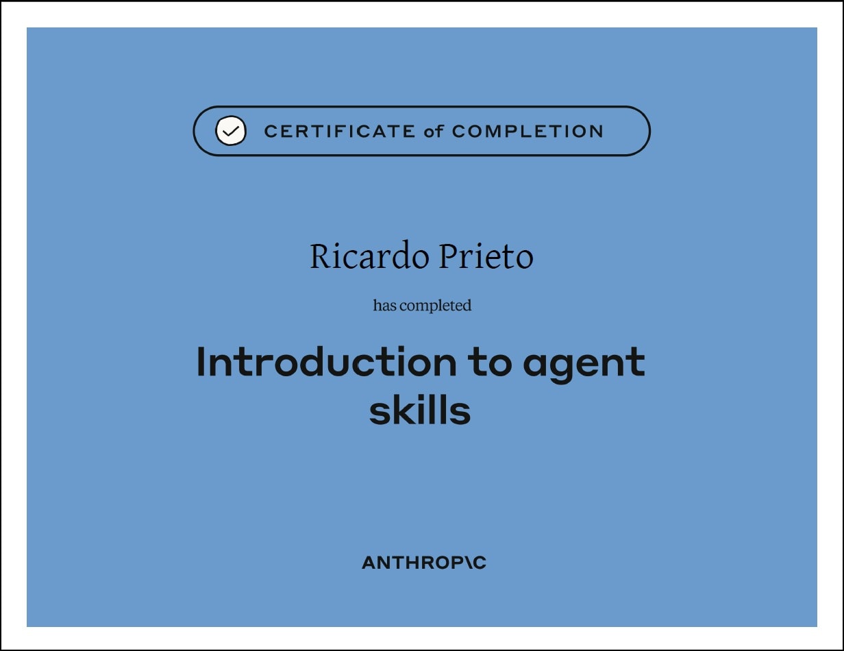 Curso hecho en la academia de Anthropic
